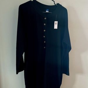 NWT Black Long Sleeve Romper